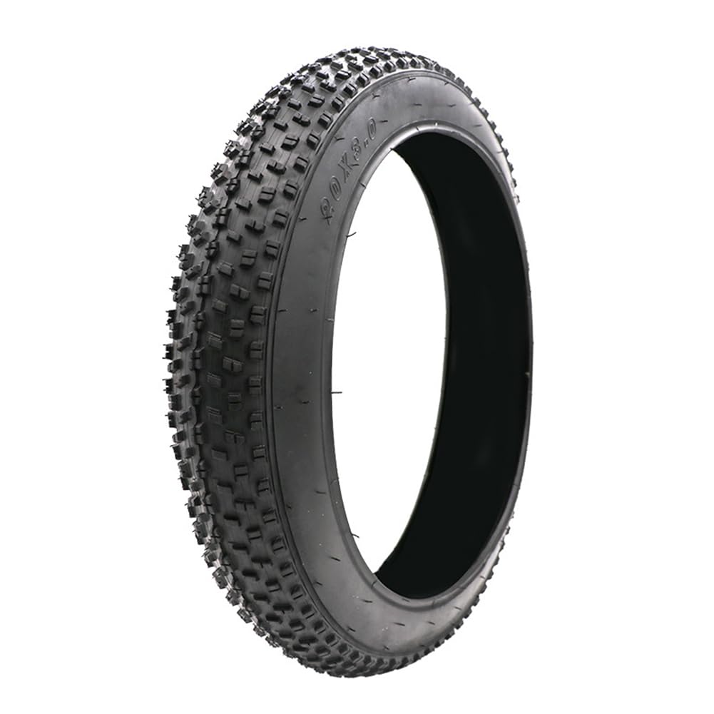 condinggen Fat Bike Tire, 20x4.0 Fat Tire, Puncture Resistant Widening Beach Bike Fat Tire, Non-Slip Folding Electric Bicycle Tire, Fat Bike Tire Replacement Kit 20x4.0