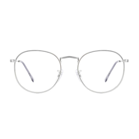 TIJN Retro Round Blue Light Blocking Glasses Chic Eyewear for Women Men