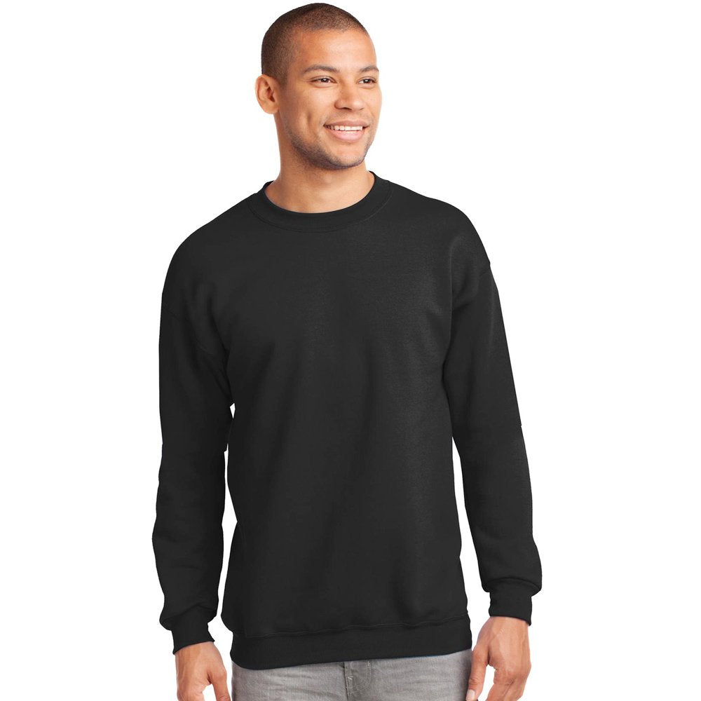 Star and Stripes X-Large Black Crew Neck Cotton Sweatshirts Durable Jumpers Unisex Fitting