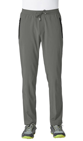 Rdruko Men's Athletic Pants Lightweight Quick Dry Workout Gym Sports Sweat Pants with Pockets(Iron Gray, US L)