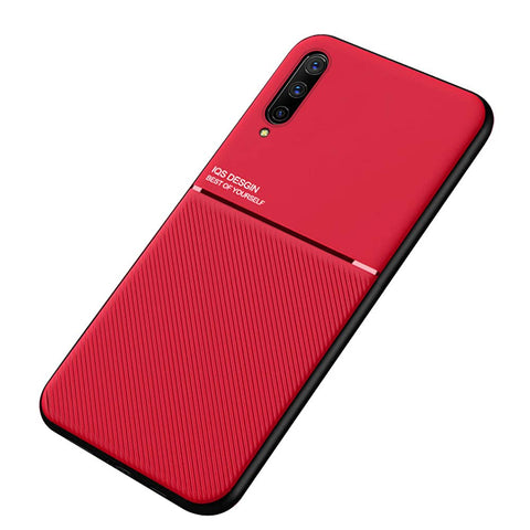 Kepuch Mowen Case Cover Bumper Built-in Metal Plate for Samsung Galaxy A50/A30S/A50S - Red