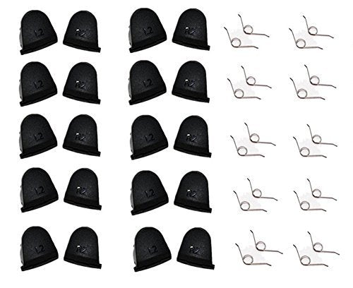 yueton 10 Pairs L2 R2 Trigger Springs Replacement Parts Buttons For PlayStation 4 PS4 Controller