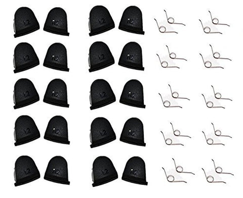 yueton 10 Pairs L2 R2 Trigger Springs Replacement Parts Buttons For PlayStation 4 PS4 Controller
