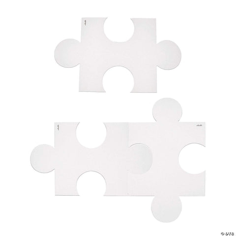 Fun Express DIY Gigantic Bulletin Board Puzzle - 24 Pieces, Each Piece 14 Inches - Teacher Classroom Decor and Crafts for Kids