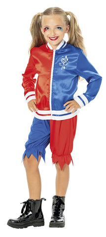 Rubies 301707-S Harley Quinn Col Costume, multicoloured, 7-8 aÃ±os