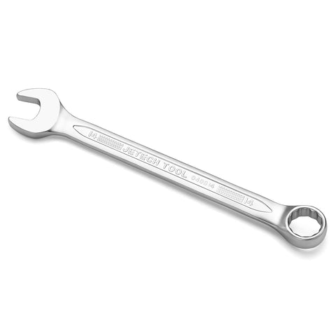Jetech 14mm Combination Spanner - Durable Cr-V Steel High Strength 12 Point Double Head Wrench in Sand Blasted Finish
