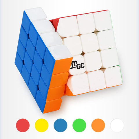 HELLOCUBE YJ MGC 4x4 Magnetic Stickerless Speed Cube 4X4X4 Cube PuzzleÃƒÆ’Ã‚Â¯Ãƒâ€šÃ‚Â¼Ãƒâ€¦Ã¢â‚¬â„¢YongJun 4x4 Flagship(YJ MGC 4 M - Stickerless)