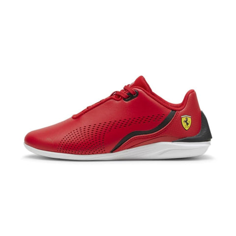 PUMA Ferrari Drift Cat Decima Sneaker, Rosso Corsa Black, 5 US Unisex Big Kid