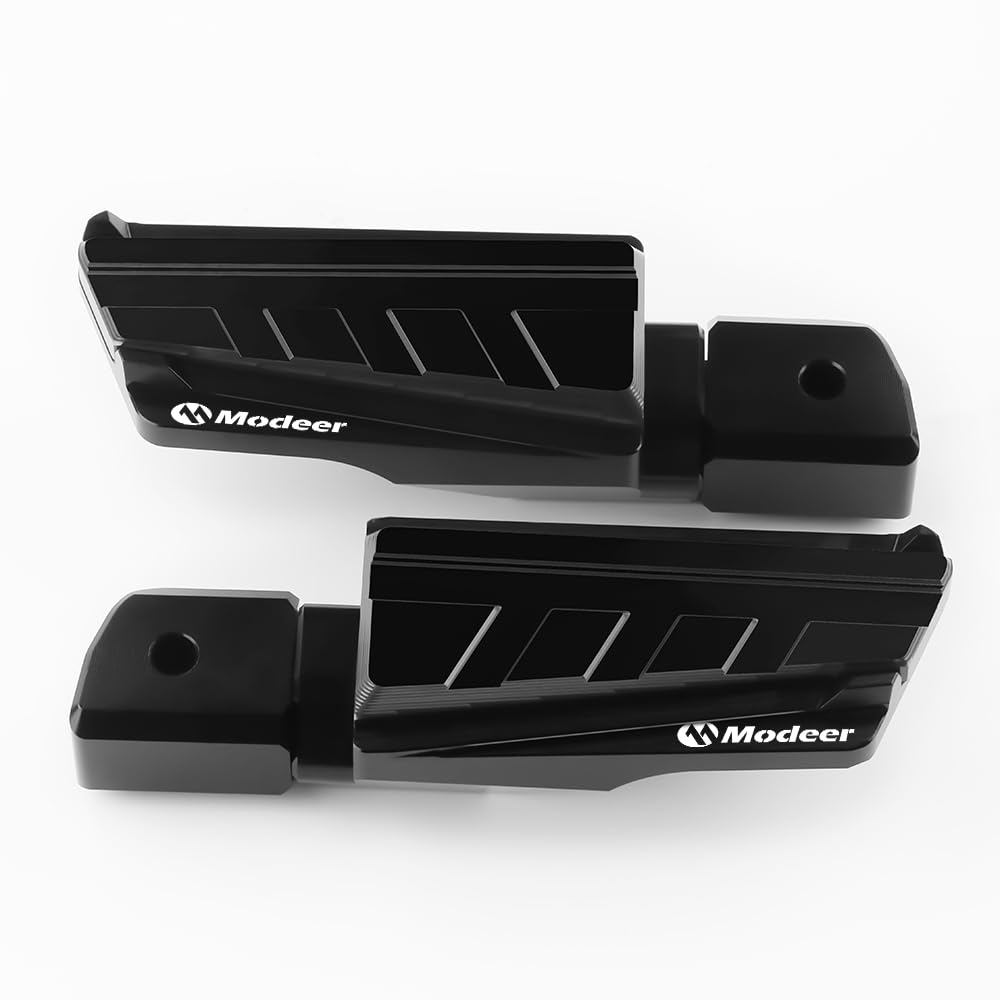 Modeer For Kawasaki NINJA 400/600/1000 SX NINJA H2 SX/SE ZX10R ZX-10RR -2023 ZX-6R/636 ZX-10R SE ER6F ER6N Motorcycle Rear Footrests Ninja Passenger Footrests Accessories (Black)
