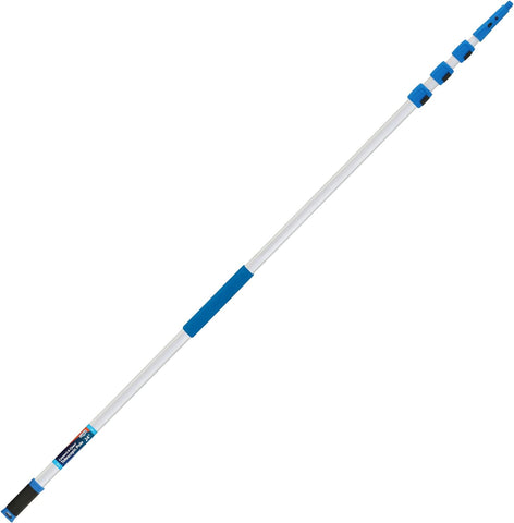 Unger Professional Connect & Clean 7Ã¢â‚¬â„¢-24Ã¢â‚¬â„¢ Aluminum Telescopic Extension Pole with Locking Cone & Quick-Flip Clamp Ã¢â‚¬â€œ Compatible with Cleaning Tool Attachments, Window Cleaning & Dusting Tool