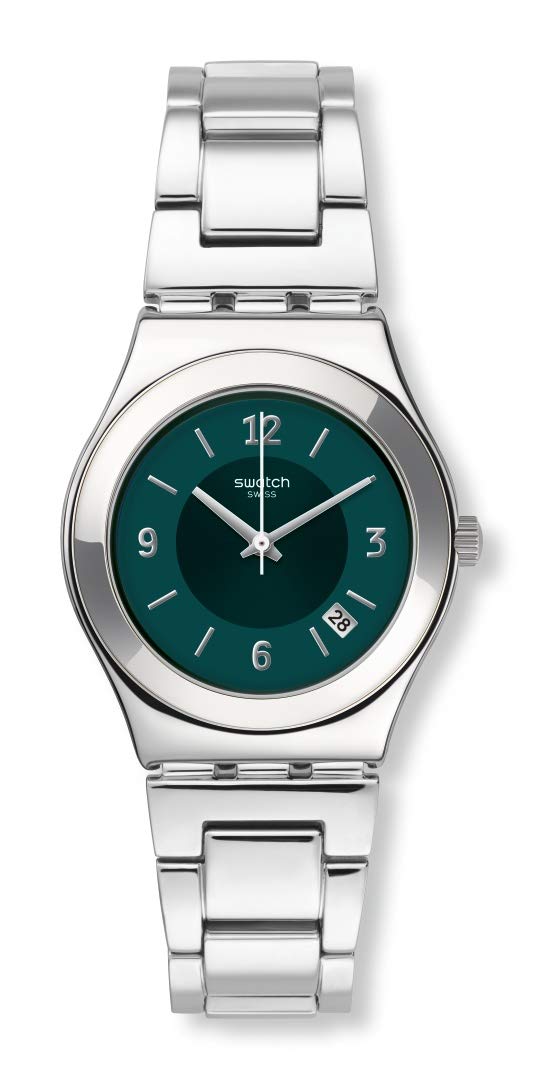 Swatch MIDDLESTEEL Unisex Watch (Model: YLS468G)