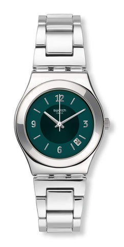 Swatch MIDDLESTEEL Unisex Watch (Model: YLS468G)