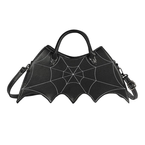 NEEVAS Women Bat Wing Crossbody Bag Goth Punk Fashion Handbag for Girl Gothic Shoulder Bag