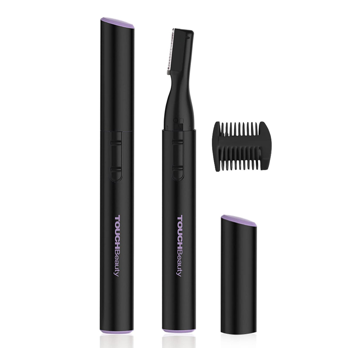 TOUCHBeauty Electric Eyebrow Trimmer, Eyebrow Hair Remover, Painless Facial Hair Trimmer for Women, Portable Ladies Shaver AG-815B (Black)