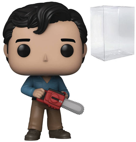 POP Evil Dead 40th Anniversary - Ash Funko Pop! Vinyl Figure (Bundled with Compatible Pop Box Protector Case), Multicolored, 3.75 inches