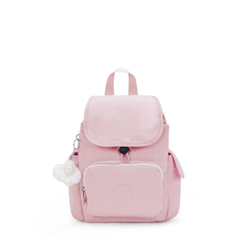Kipling Women's City Pack Mini Backpack, Pink Surprise, 10.75''L x 11.5''H x 5.5''D
