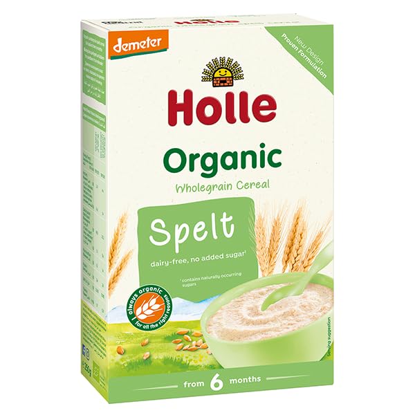 Holle Organic Wholegrain Cereal Spelt, pack of 6