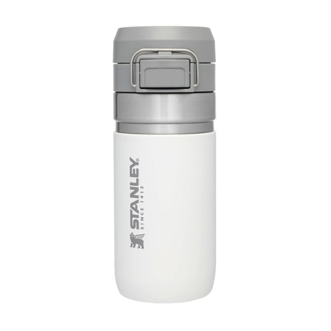 Stanley Quick Flip Stainless Steel Water Bottle 0.47L - Keeps Cold For 7 Hours - Leakproof - BPA-Free Thermal Flask - Dishwasher Safe - Cup Holder Compatible - Polar