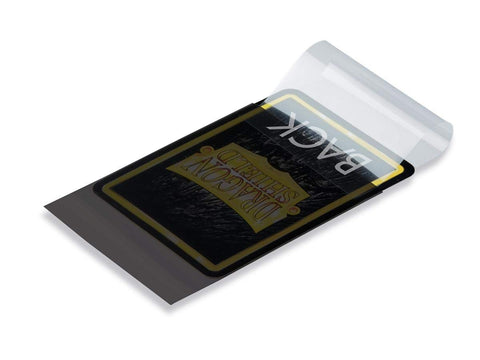 10 Packs Dragon Shield Sealable Inner Sleeve Smoke Standard Size 100 ct Card Sleeves Display Case