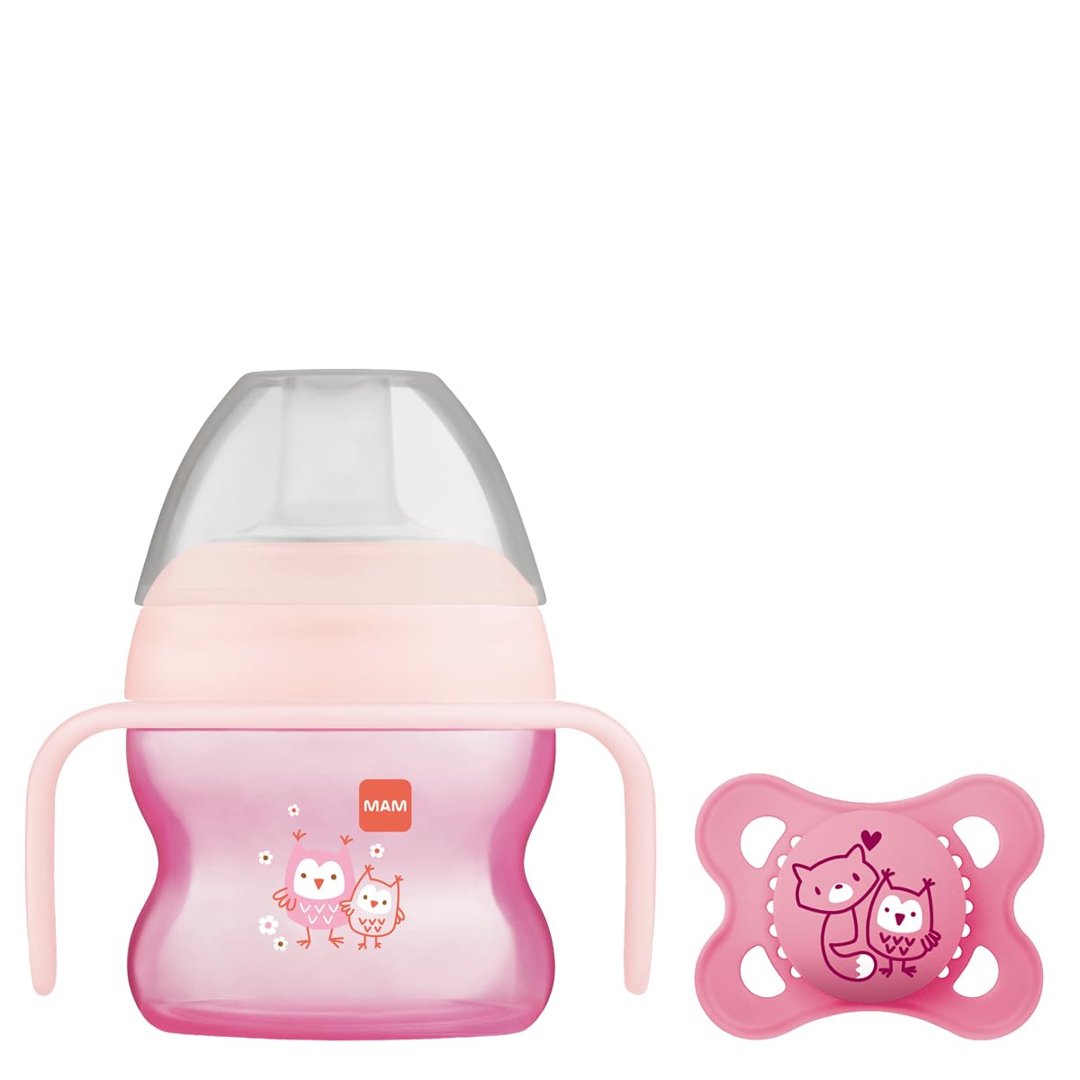 MAM Starter Cup Soother, 150 ml (Pink)