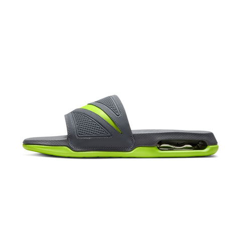 Nike Air Max Cirro Just Do It Athletic Sandal Solarsoft Slide (Grey/Green, numeric_13)