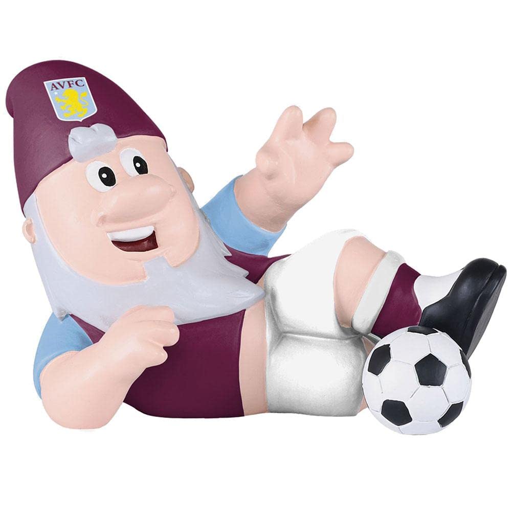 FOCO Official Aston Villa FC Sliding Tackle Football Garden Gnome