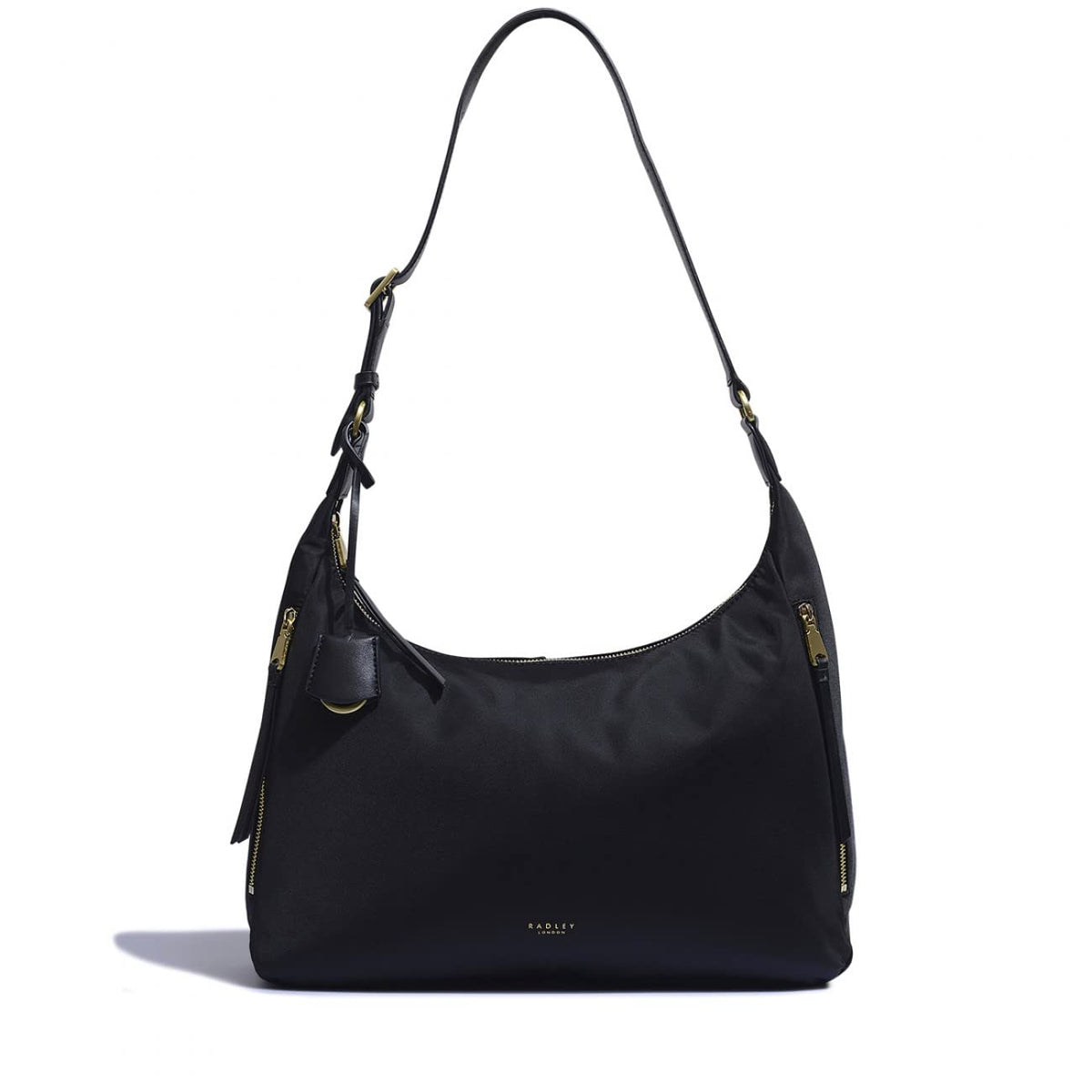 Radley Finsbury Park Medium Zip-Top Shoulder Bag in Black