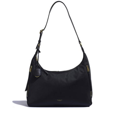 Radley Finsbury Park Medium Zip-Top Shoulder Bag in Black