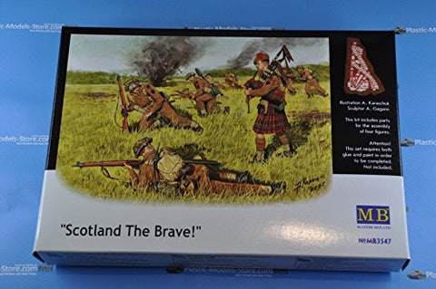 SCOTLAND The BRAVE! 4 FIGURES 1/35 MASTER BOX 3547