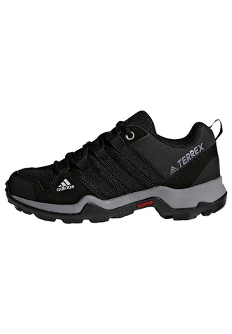 adidas Terrex AX2R Kids Boys Trail Hiking Trainer Shoe Black - UK 4