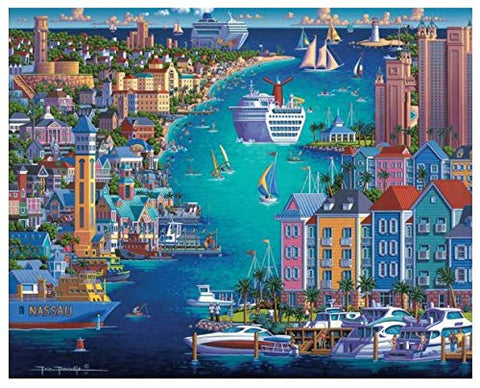 Bahamas Jigsaw Puzzle - 500 Piece, by Dowdle Folk Art, 16" x 20"