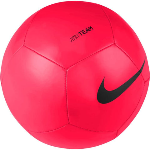 NIKE DH9796-635 Pitch Team Recreational Soccer Ball Unisex Adult Bright Crimson/Black Size 3