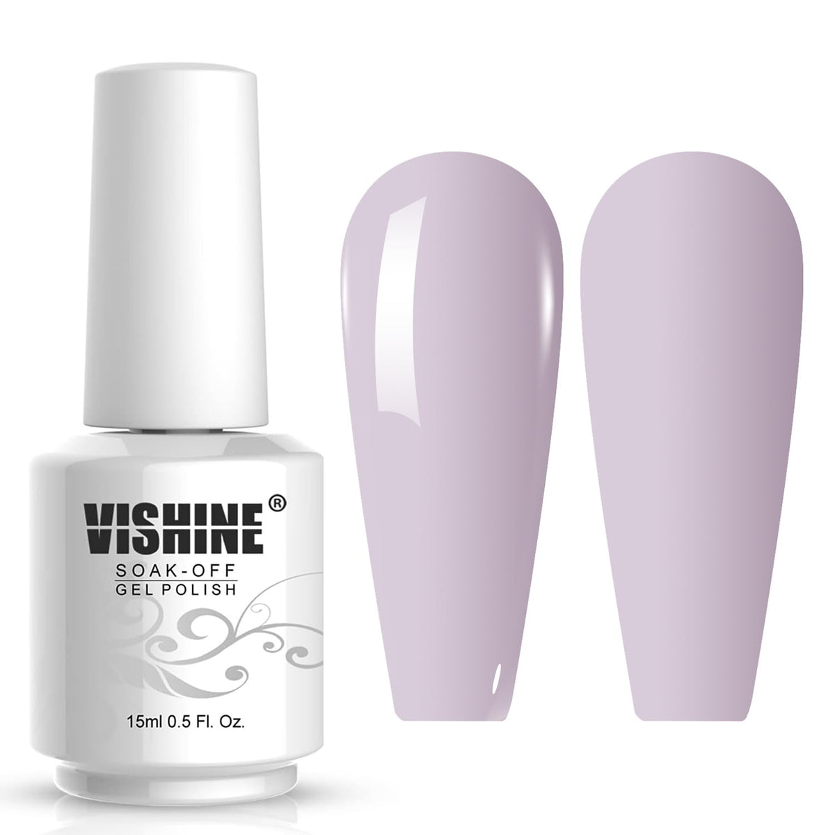 Vishine Gelpolish Professional Manicure Salon UV LED Soak Off Gel Nail Polish Varnish Color Oldlace(1324)