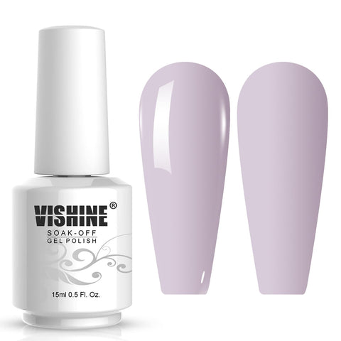 Vishine Gelpolish Professional Manicure Salon UV LED Soak Off Gel Nail Polish Varnish Color Oldlace(1324)