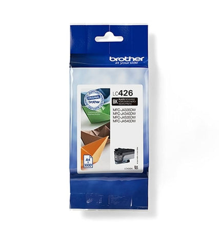 Brother - Original - LC426BK - Black Ink Cartridge Standard Capacity 3000 Pages for MFC-J4340DW, MFC-J4540DW and MFC-J4540DWXL