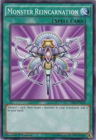 Yu-Gi-Oh! - Monster Reincarnation (YS15-ENL16) - Starter Deck: Dark Legion - 1st Edition - Common