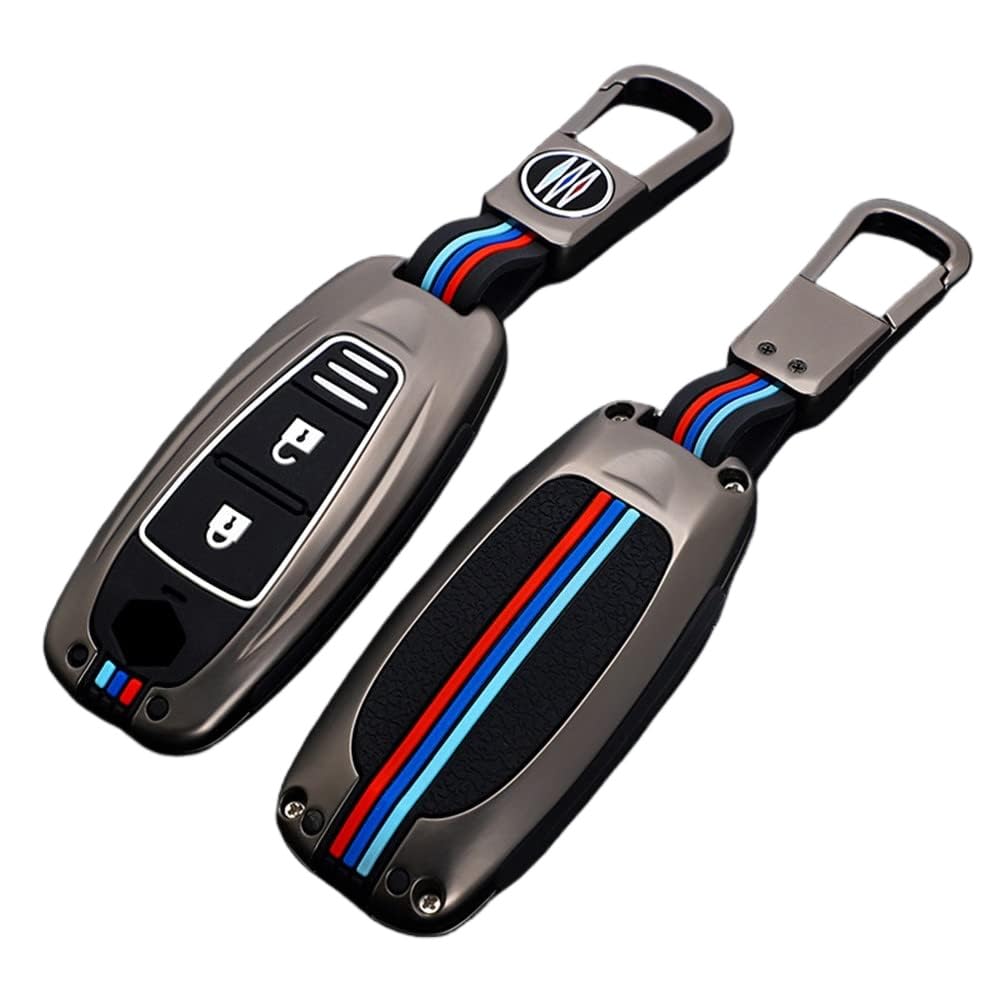 OTMIK Zinc Alloy Car Key Cover Case Compatible with Suzuki Vitara Swift Kizashi SX4 Ignis Baleno Ciaz (Matte Color 3 Buttons A)