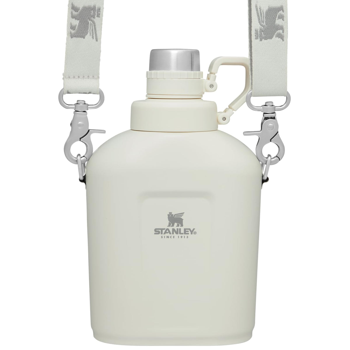 STANLEY Legendary Classic Canteen Water Bottle - 1.1 QT - Stainless Steel Canteen with Strap and Leakproof Lid - Dishwasher Safe and BPA-Free