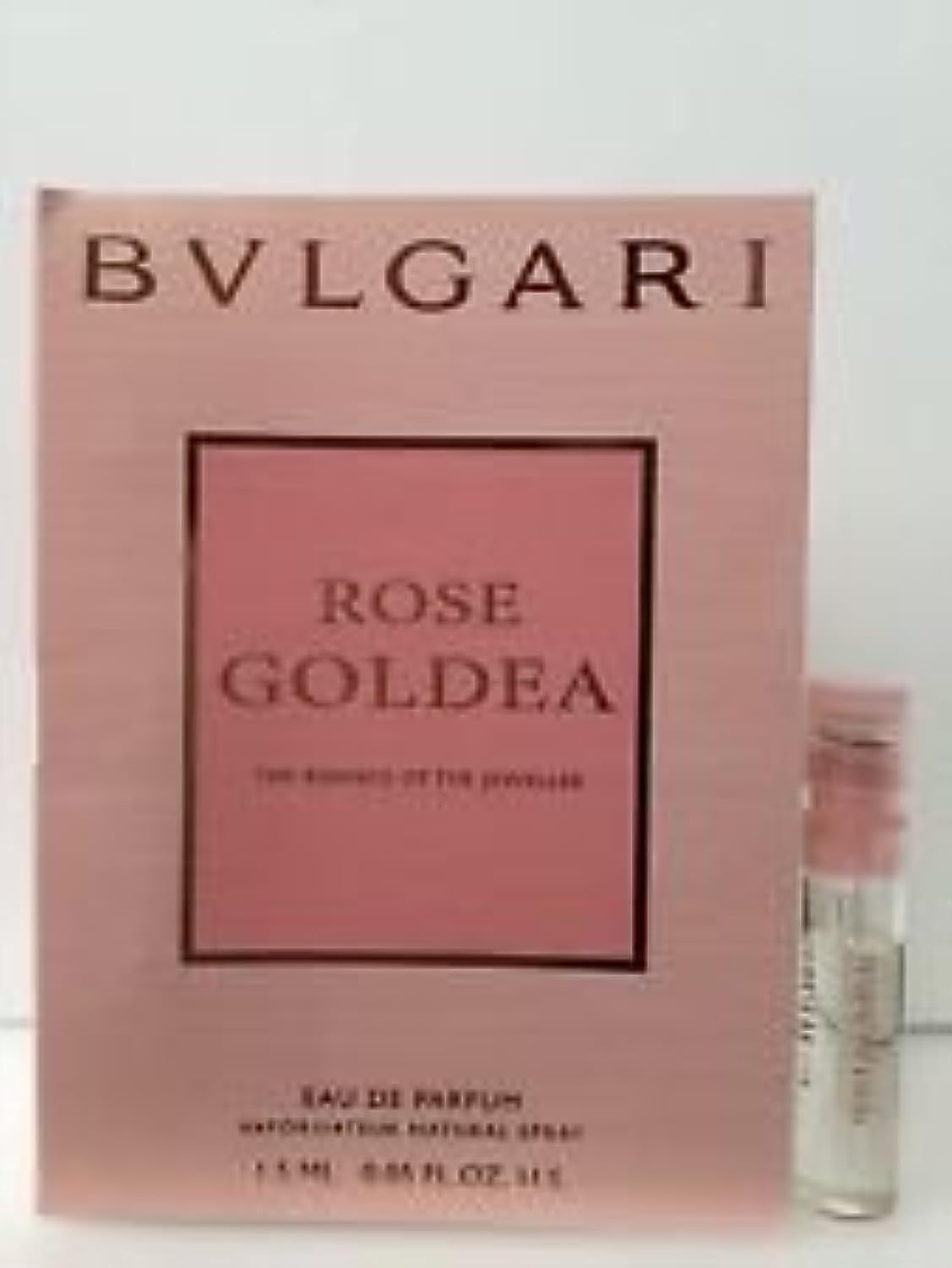 Bvlgari Rose Goldea Eau de Parfum, Deluxe Travel Size, 0.05 oz