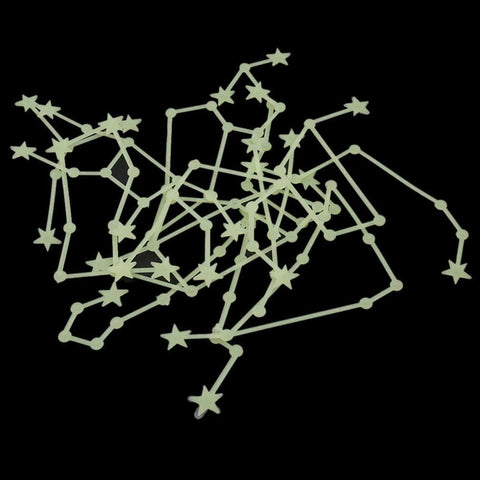 12 Constellation Wall Stickers Murals Luminous Twelve Zodiac Stickers Glow in The Dark Wall Decals Room Home Decor,Home DÃ©cor Accents Twelve Constellations Wall Stickers