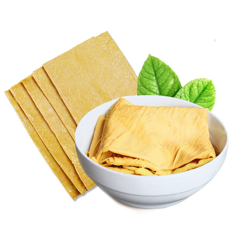 Dried Tofu Skin Handmade Thousands of Tofu Skin Tofu Bamboo Dried Tofu Skin Soy Products Hot Pot Ingredients Cold Vegetable Fried Oil Tofu Skin Convenient Pack????? 158g