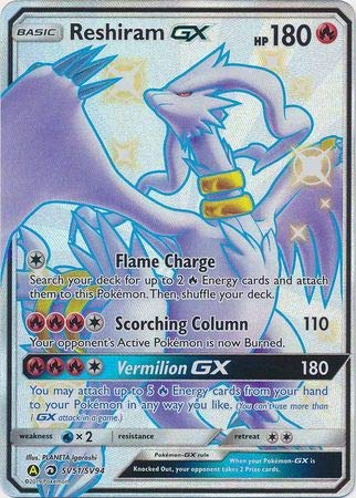 Pokemon Hidden Fates - Reshiram GX - SV51/SV94 - Ultra Rare