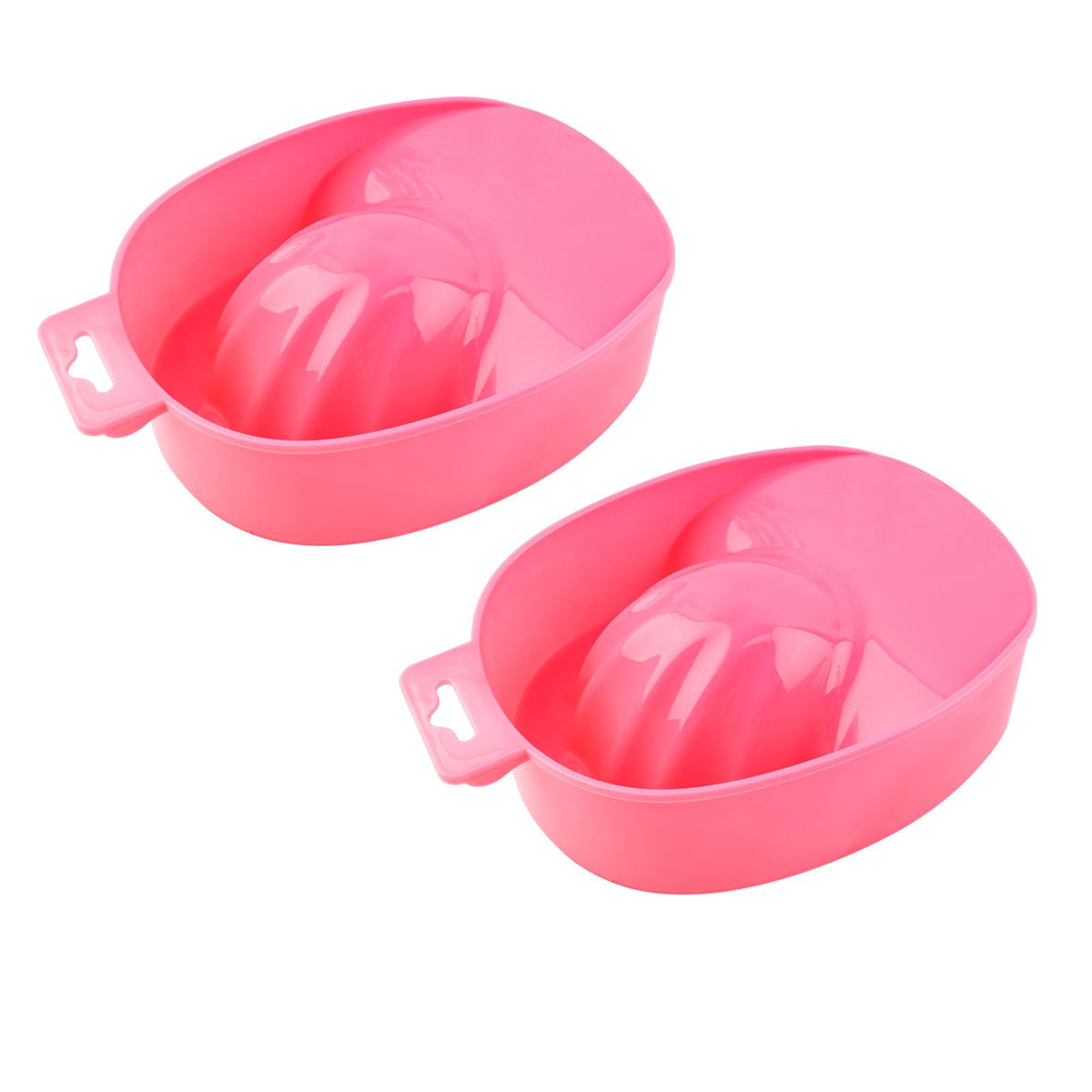 Framendino, 2 Pack Manicure Bowls Nail Soaking Soak Off Tray Bowls Art Hand Wash Spa Tool