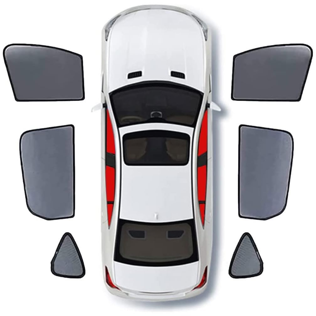 Car Side Window Sunshades, for Kia Grand Carol II 2007-2011 Privacy Protection Block UV Rays Breathable Visor Blinds Covers, Auto Accessories,E
