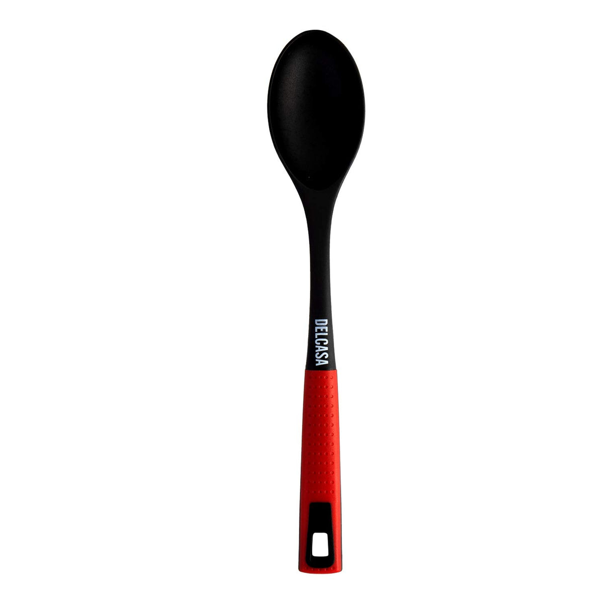 Delcasa DC1677 Professional Nylon Cooking and Serving Spoon, White