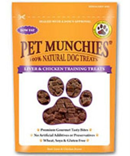 Pet Munchies Liver & Chicken Dog Training Treats 50g (Pack of 8)