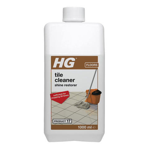 HG Tile Cleaner & Shine Restorer, Floor Tile Cleaner & Grout Cleaner, Kitchen Floor Cleaner & Grease Remover, Natural Stone Floor Restorer, Industrial Floor Cleaner - 1 Litre