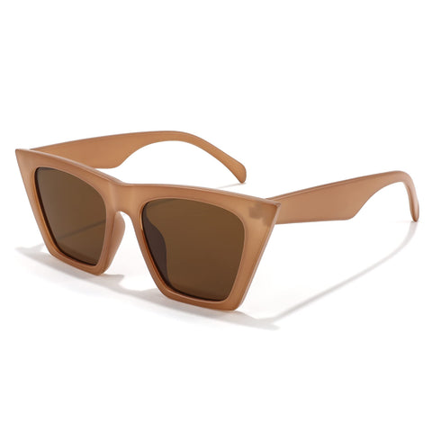FEISEDY Sunglasses Womens Trendy, Vintage Square Cat Eye Sun Glasses, UV400 Protection B2473