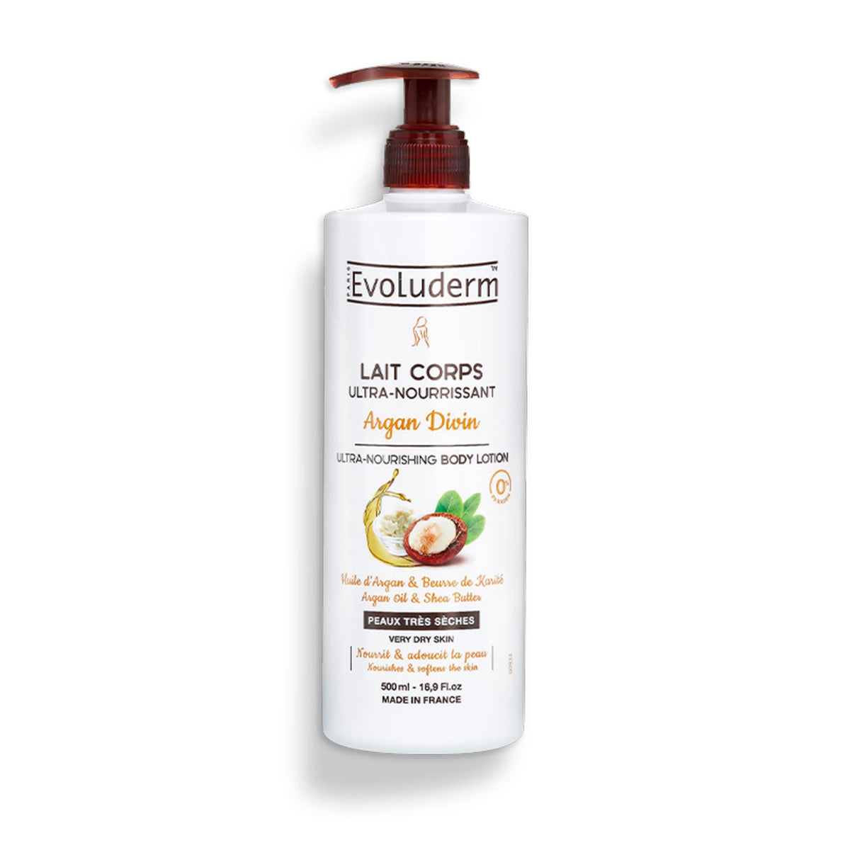 Evoluderm Leche Corporal Argan 500 ml