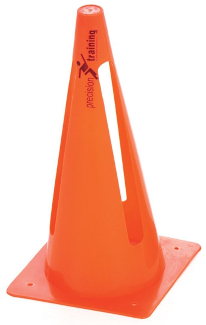 Precision Collapsible Vinyl Cones - Orange, 12 Inch